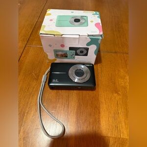 Black Digital Camera with Box